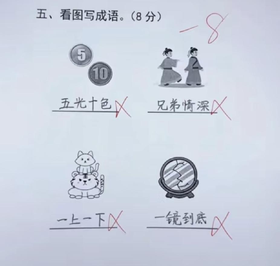 一起来解成语谜题意想不到的成语怎么全都错了