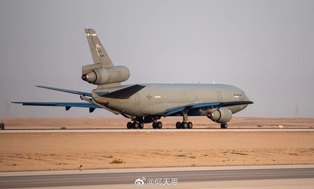 紧急消息：美国已开始从沙特阿拉伯苏丹王子空军基地撤离其空中加油机。由于美军在该地