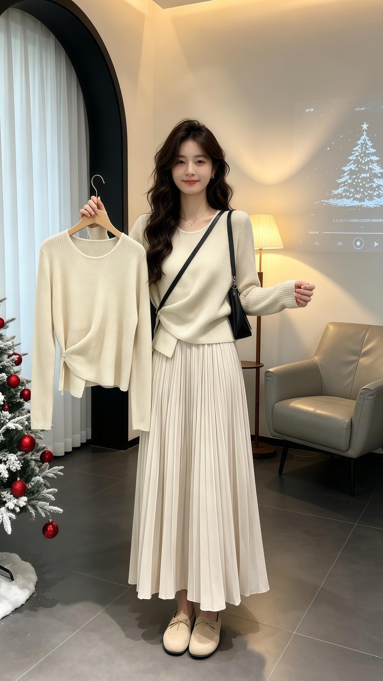 穿搭气质穿搭 甜美女孩 今天穿什么 ootd穿搭