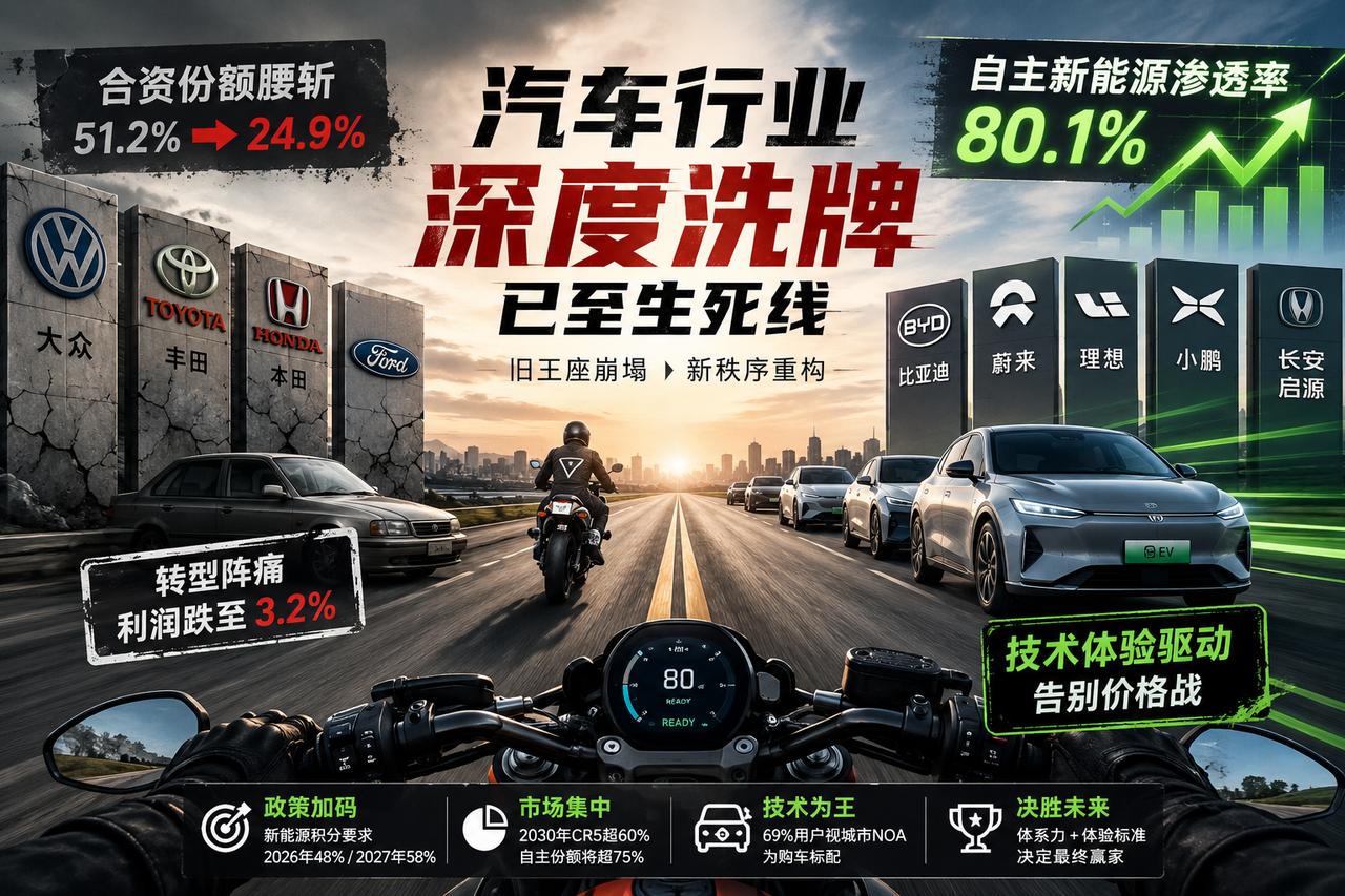 合资车真的不是输给价格战，而是输给了时代。
看到一个数据挺震撼：三年前，合资品牌