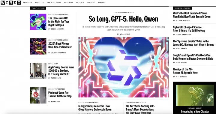 美國《連線》雜志：再見，GPT5；你好，千問！