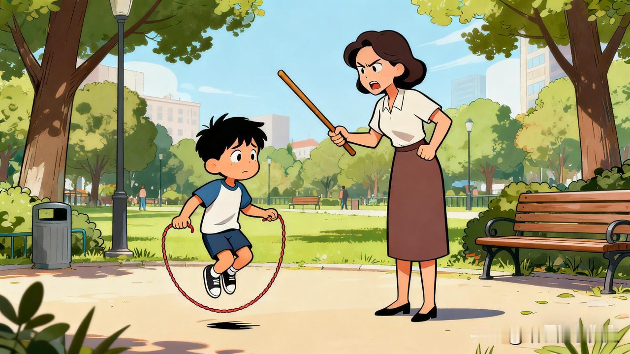 好像是现在小学需要考跳绳
于是每天晚上小区都是一群娃娃在练习
今天遛弯又碰到一个