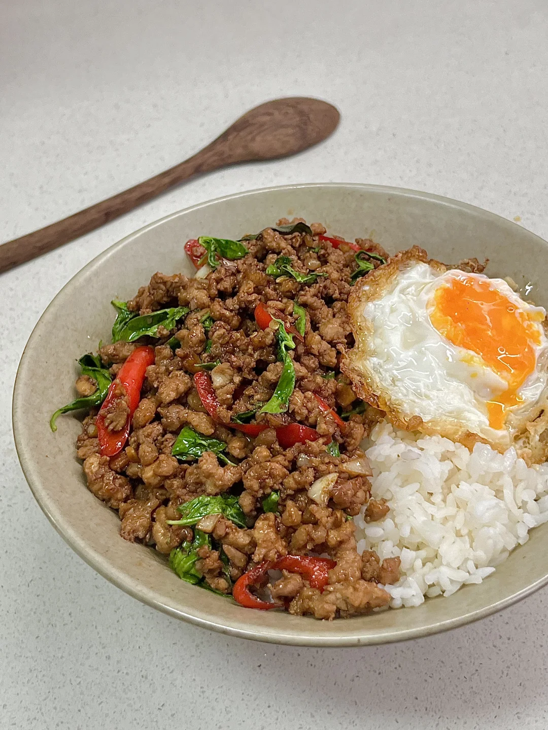打抛饭原来那么好吃🤤溏心蛋配饭一绝👍