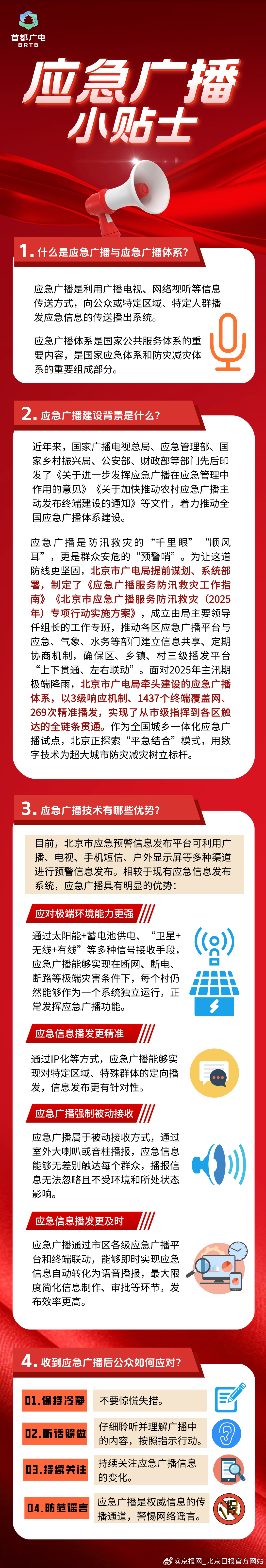 【北京暴雨·广电视听力量实录⑤｜启动一级响应！应急广播“硬核”发力，每一声都是生