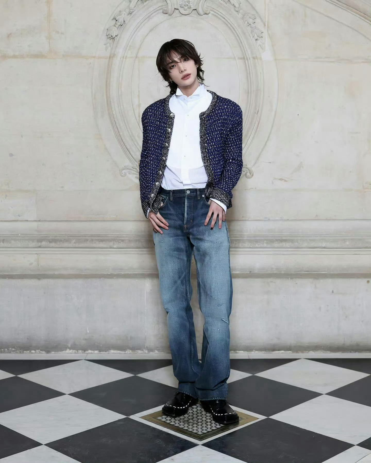 黄铉辰 × Dior 巴黎时装周时装周 1️⃣ DIOR 2026春夏男装大秀2