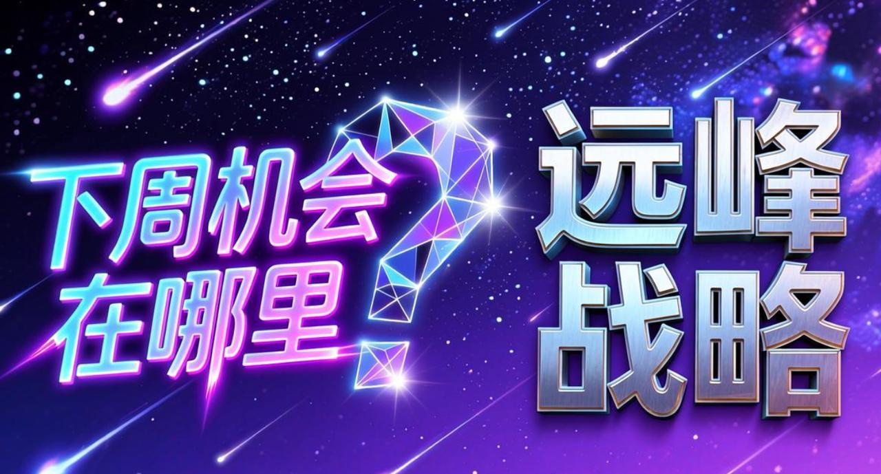明天开始就是新的一周交易时间，也是六月底七月初承上启下的一周，接下来的一周你们觉