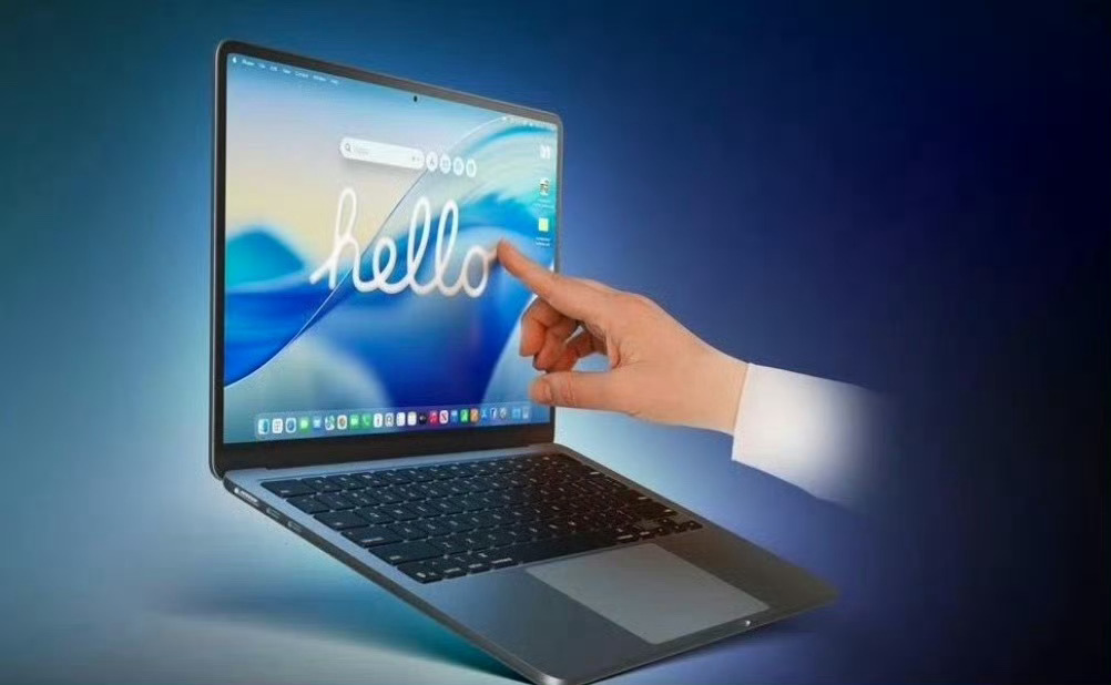 折叠iPhone触屏MacBook快了笔记本也做触屏了，告别鼠标操作，不知道这种