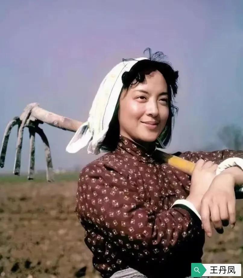 那时的影星王丹凤，下乡体验生活，也当一次村里的漂亮媳妇…