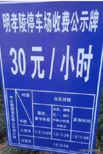 这竟是乱收费？在江苏南京，一女子于国庆期间将车停在钟山景区停车场，短短 7 个小