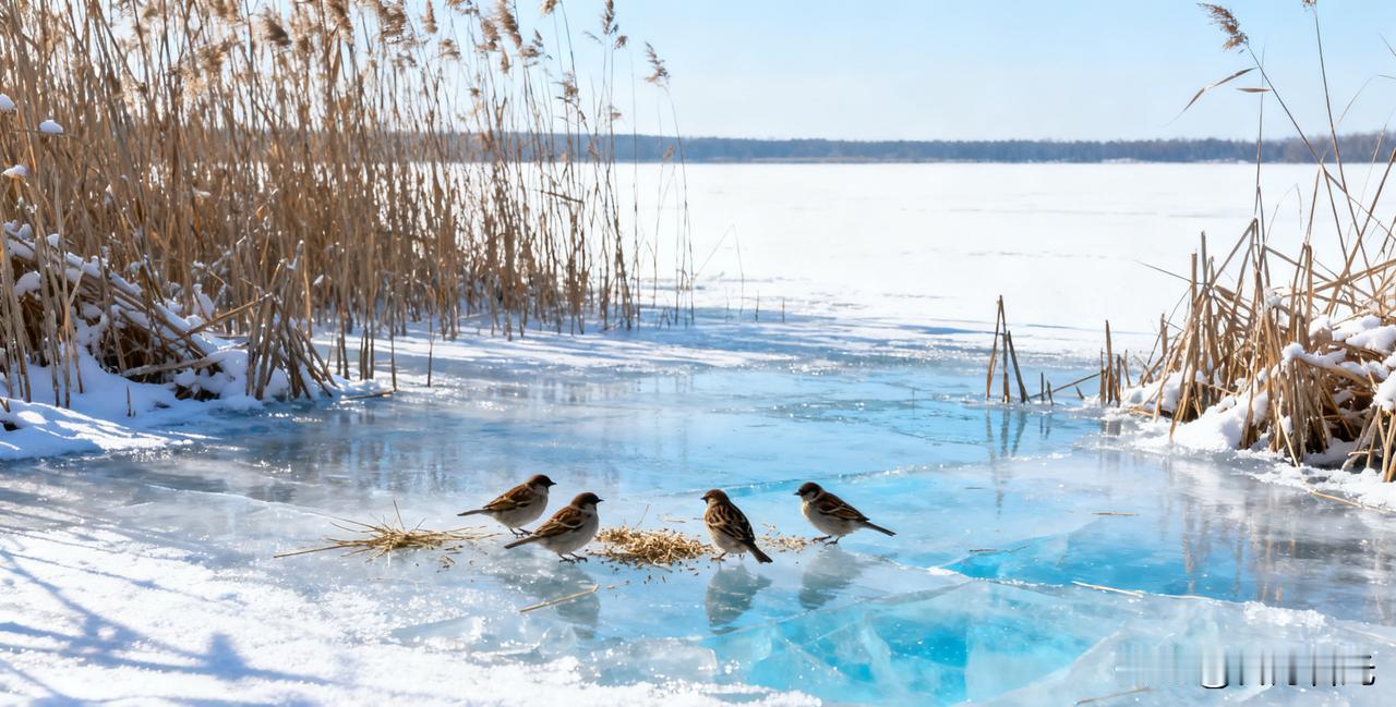 冬日生活打卡季冬有寒冰亦有暖阳，鸟儿自由自在，海阔凭鱼跃，天高任鸟飞。