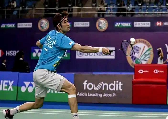 刚刚结束了一场2025赛德莫迪羽毛球国际赛男单1/4决赛，
 

郑加恒作为头号