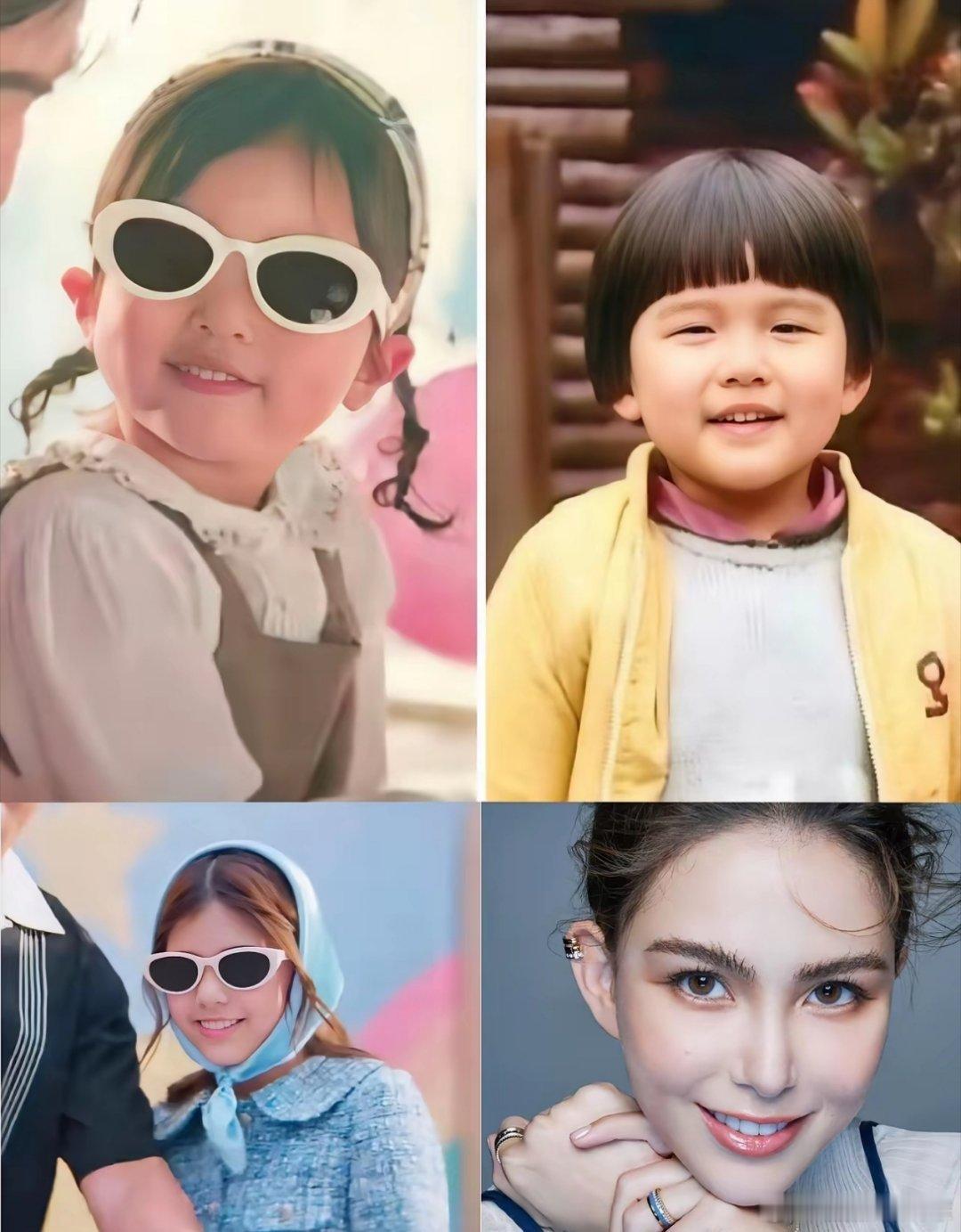 周杰伦，竟然靠女儿上热搜了。2个女儿这次都出镜了，目前只有眼睛大小成谜。 6月1
