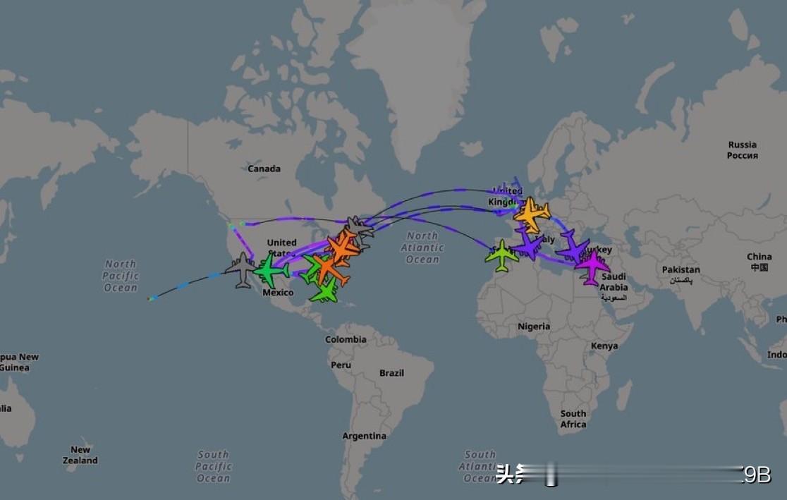 共有 112 架美国空军 C-17 运输机已经抵达或正在前往中东的途中，另有 1