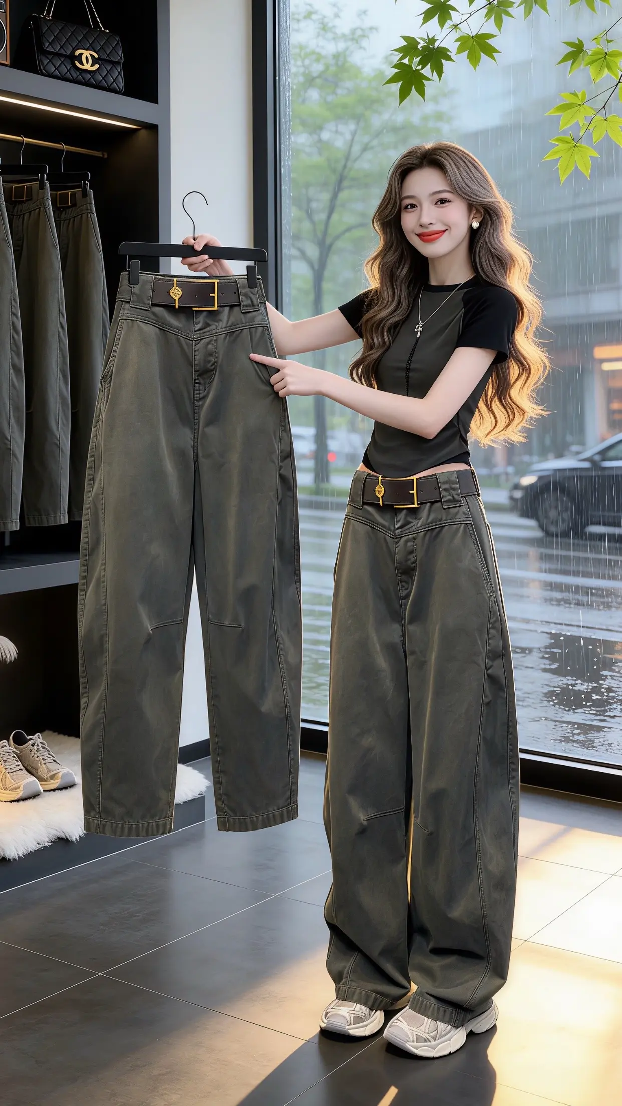 显瘦显高显腿长裤子 一眼就心动的夏季穿搭 百搭神裤人手一条 工装风穿搭...