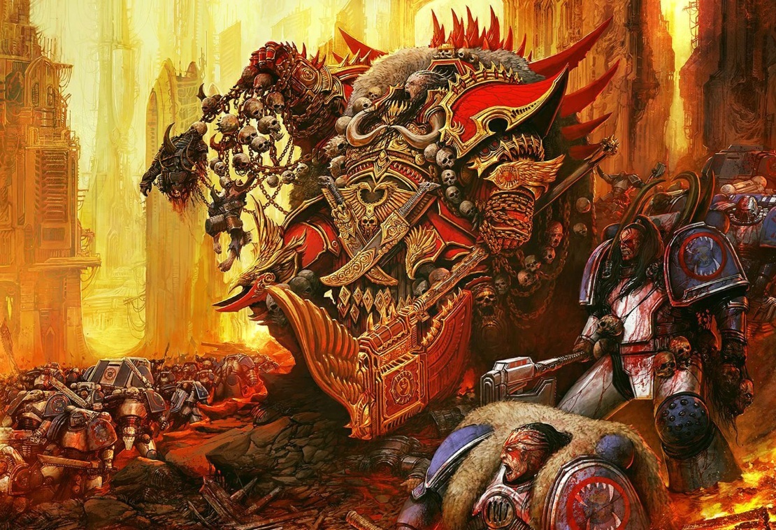 战锤40k 安格隆与吞世者by Alex Boca 