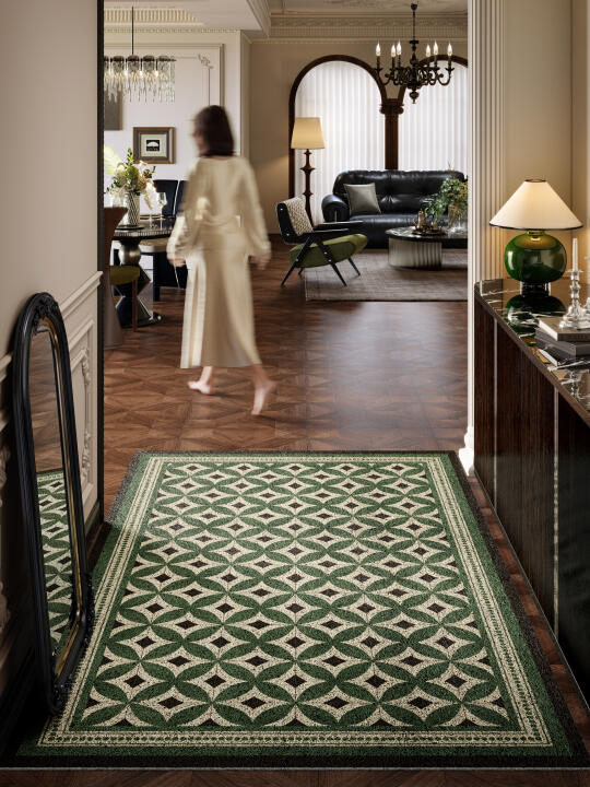 中古风地垫｜为家注入一抹复古绿意🍃