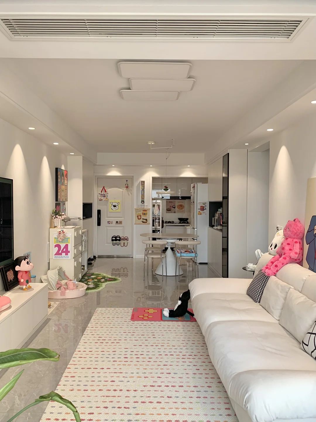 78m²温馨小屋｜射灯让我家更有氛围感~