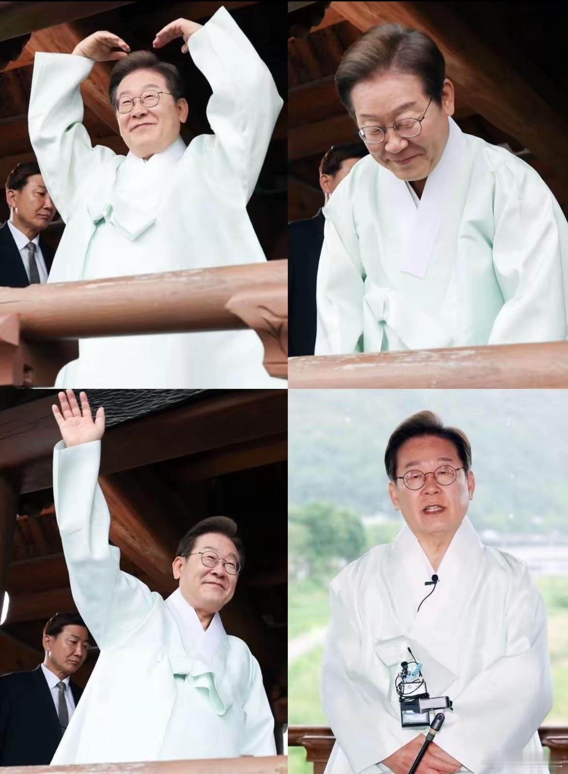 李在明这一生做得最对的事情，​不是娶了一个好老婆组建了幸福的家庭，​而是18岁时