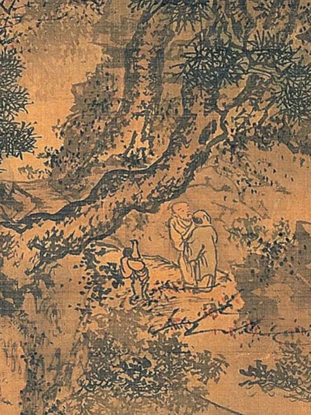 如何画出“春色醉人”？

戴进说：看我——
醉得要人提溜的、呼呼大睡的、睡倒在地