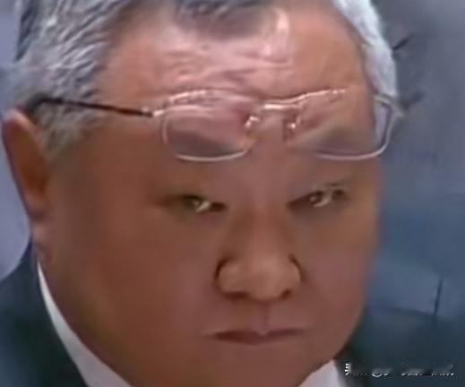 谁懂啊！傅聪大使这个眼神，直接封神了！
——是对美国霸权行径的有力驳斥，用眼神宣