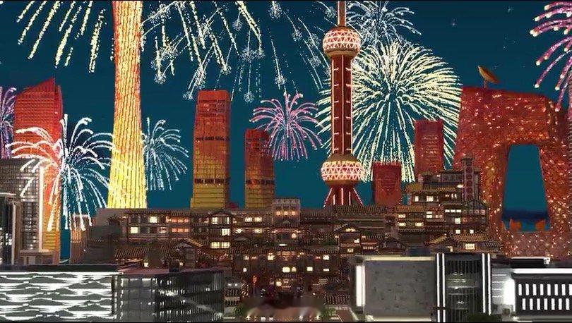 诗句下的春节盛景是什么样的看到五组建筑拼在一起的那一刻我直接起鸡皮疙瘩了😭 