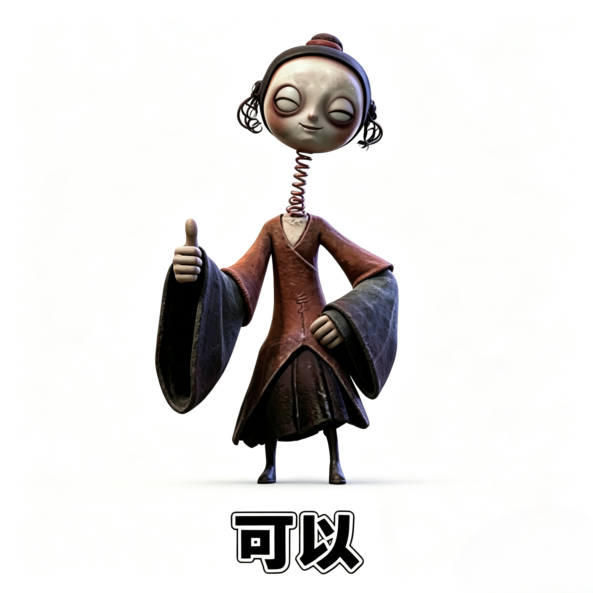 超自然行动组 这个木偶看久了居然感觉丑萌丑萌的看顺眼不少我的审美是不是坏掉了做了