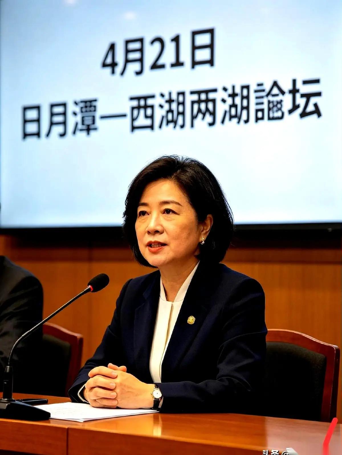 日西两湖论坛，许淑华只盯一件事，就想把南投的好日子给圈定，
南投就是靠茶叶，靠旅