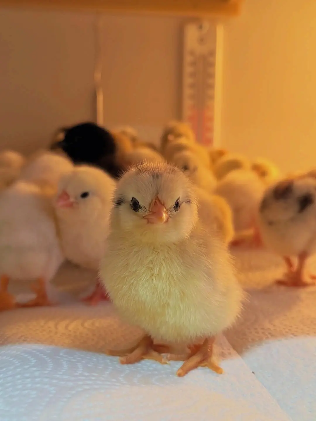 出壳小鸡苗，狗都爱。