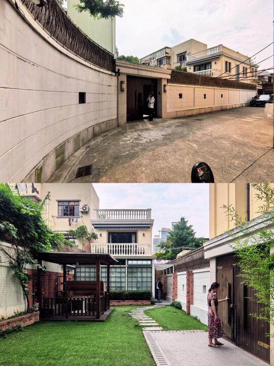 上海老房子，复兴西路的大院子独栋。
