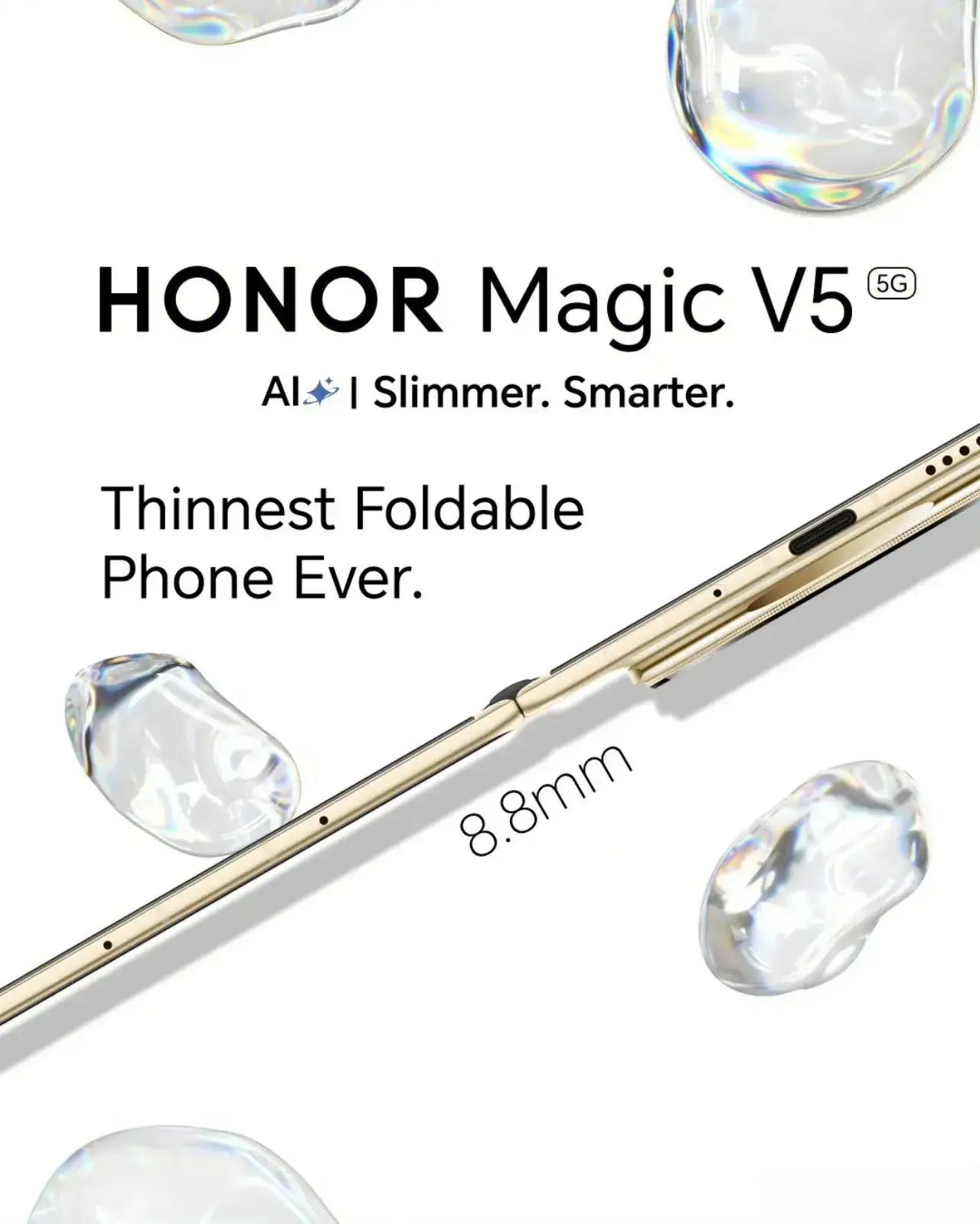荣耀 Magic V5将于月底在海外发布。
耀子目前在国内市场份额尚可，在全球市