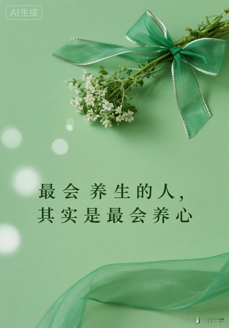 最会养生的人，其实最会养心

你有没有发现，身边那些真正长寿的人，往往不是最懂吃
