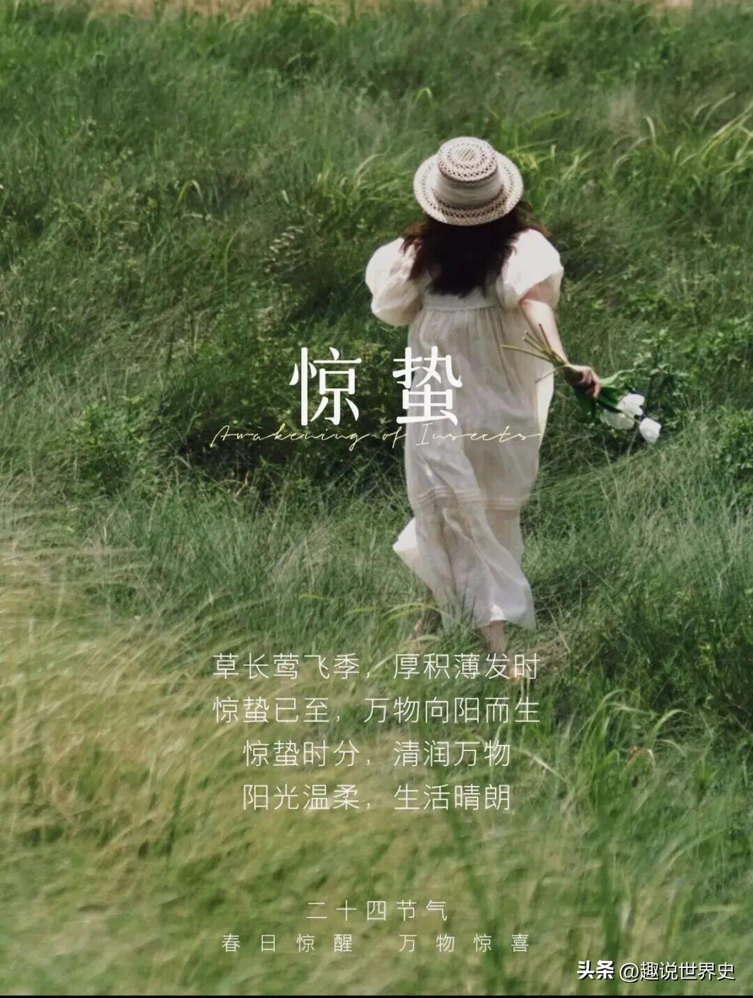 今日惊蛰
微雨众卉新，一雷惊蛰始。惊蛰是春天的文艺复兴，蛰伏三季的惊喜，只为赴这