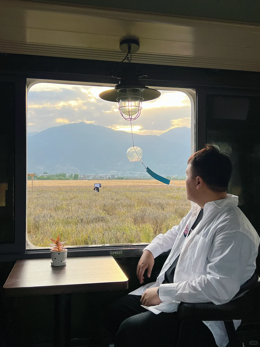 这个时间段来喜洲小火车！直接包场……