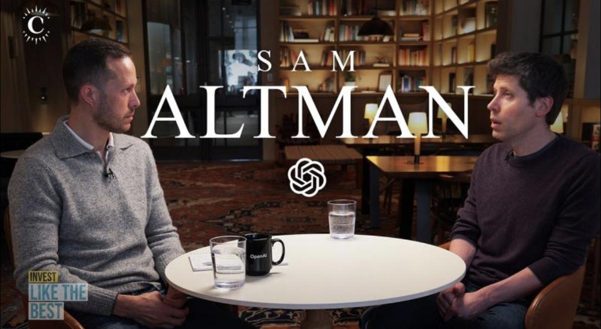 刚听完 Sam Altman 最新的这期播客。虽然他代表了美国 AI 阵营，但不