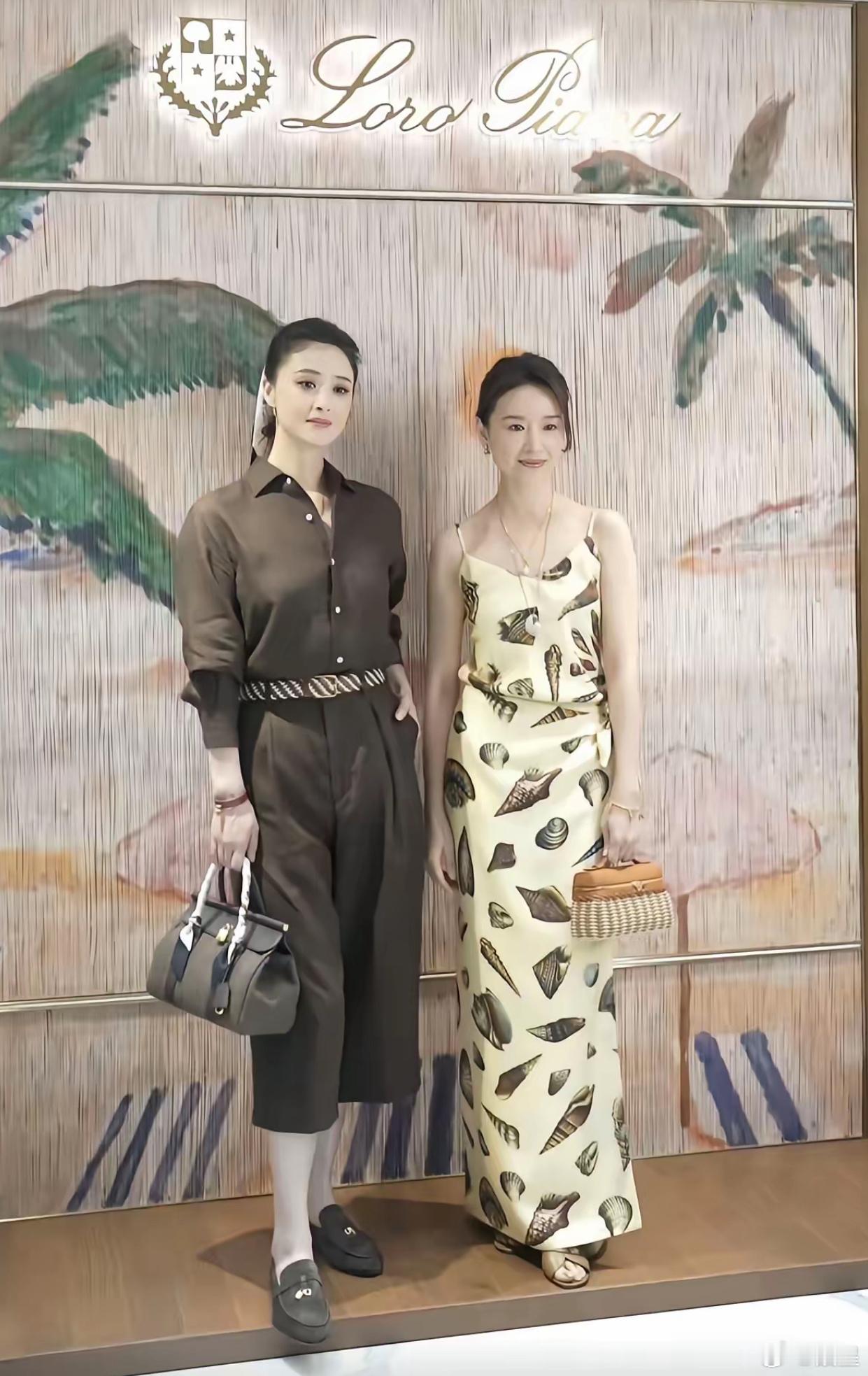 岁月不败美人，说的就是她们俩吧，状态都好到发光！ 