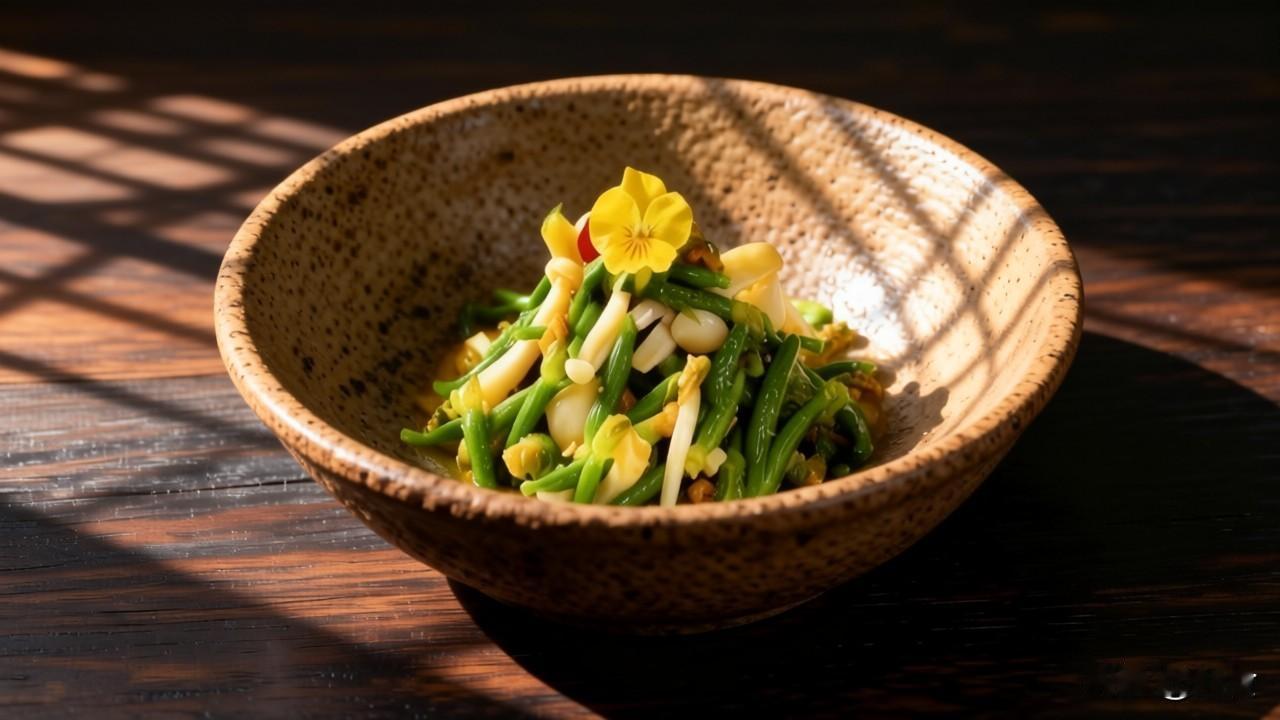 黄瓜花炒白玉菇

【食材准备】

主料：黄瓜花 200克（去老茎，留花及嫩茎），