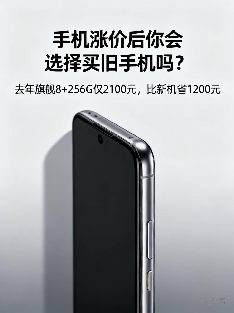 手机涨价后你会选择买旧手机吗？

前几天逛电商平台，发现去年还四千出头的同配置旗