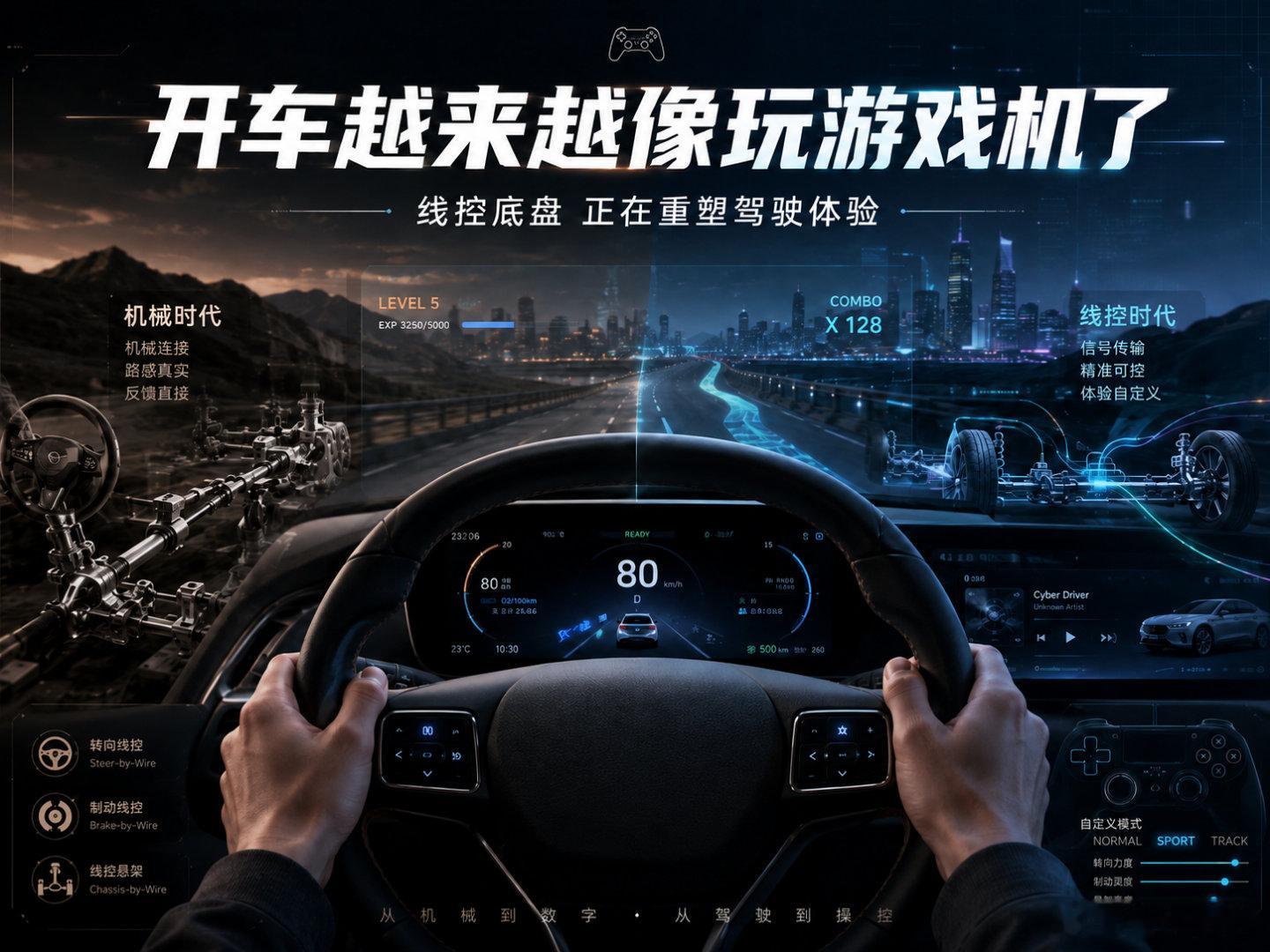 开车越来越像玩游戏机了 这句话听起来像调侃，但背后其实是汽车技术路线的一次大变化