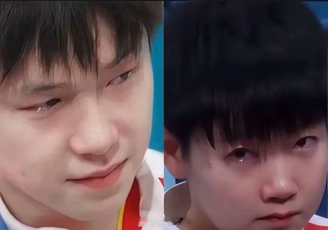 2024年巴黎奥运会，王楚钦和孙颖莎，混双的冠军来的太不容易[泪]国家交给的任务