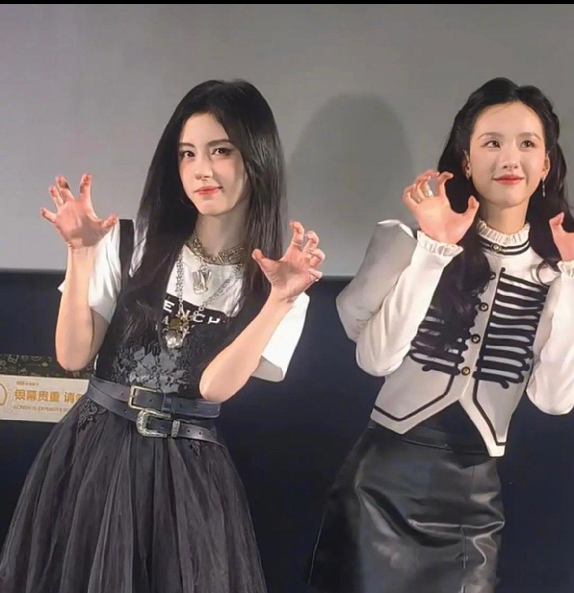 陈都灵和鞠婧祎同框，谁更美？ 