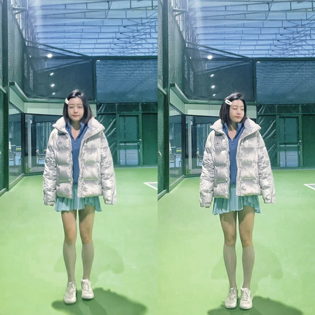 右滑解锁冬日网球内搭（足足三层）