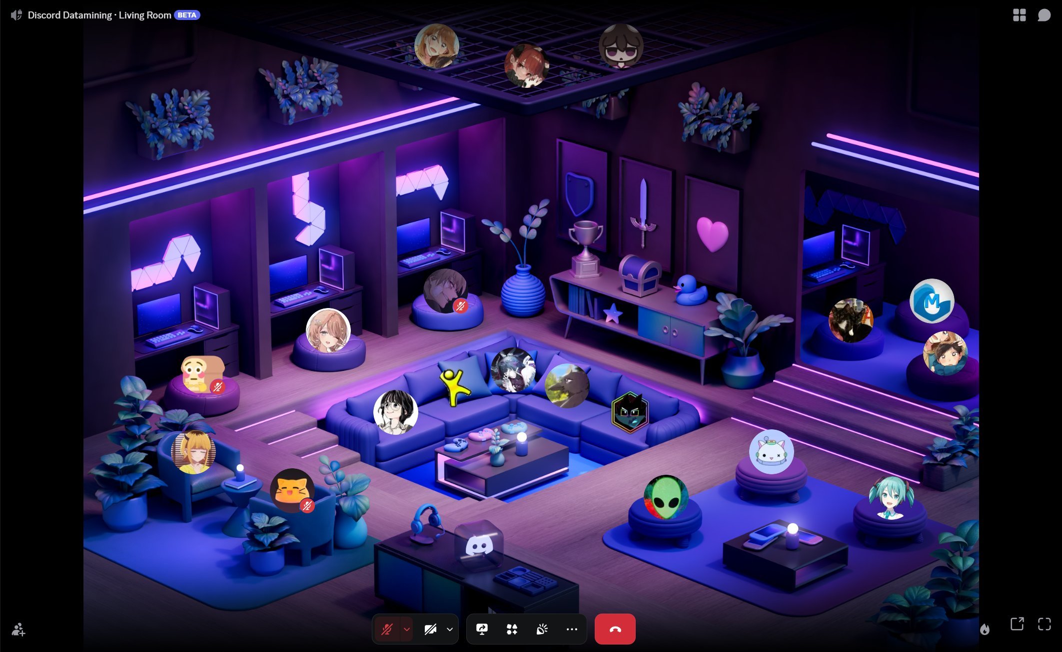 据Discord Previews，Discord正在测试语音频道的客厅布局功能