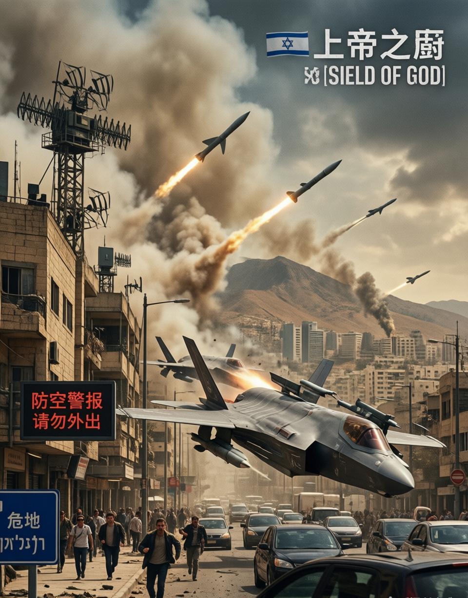 以色列中部地区突然拉响防空警报——不是演习，是真的来了。法新社的消息说，以军紧急