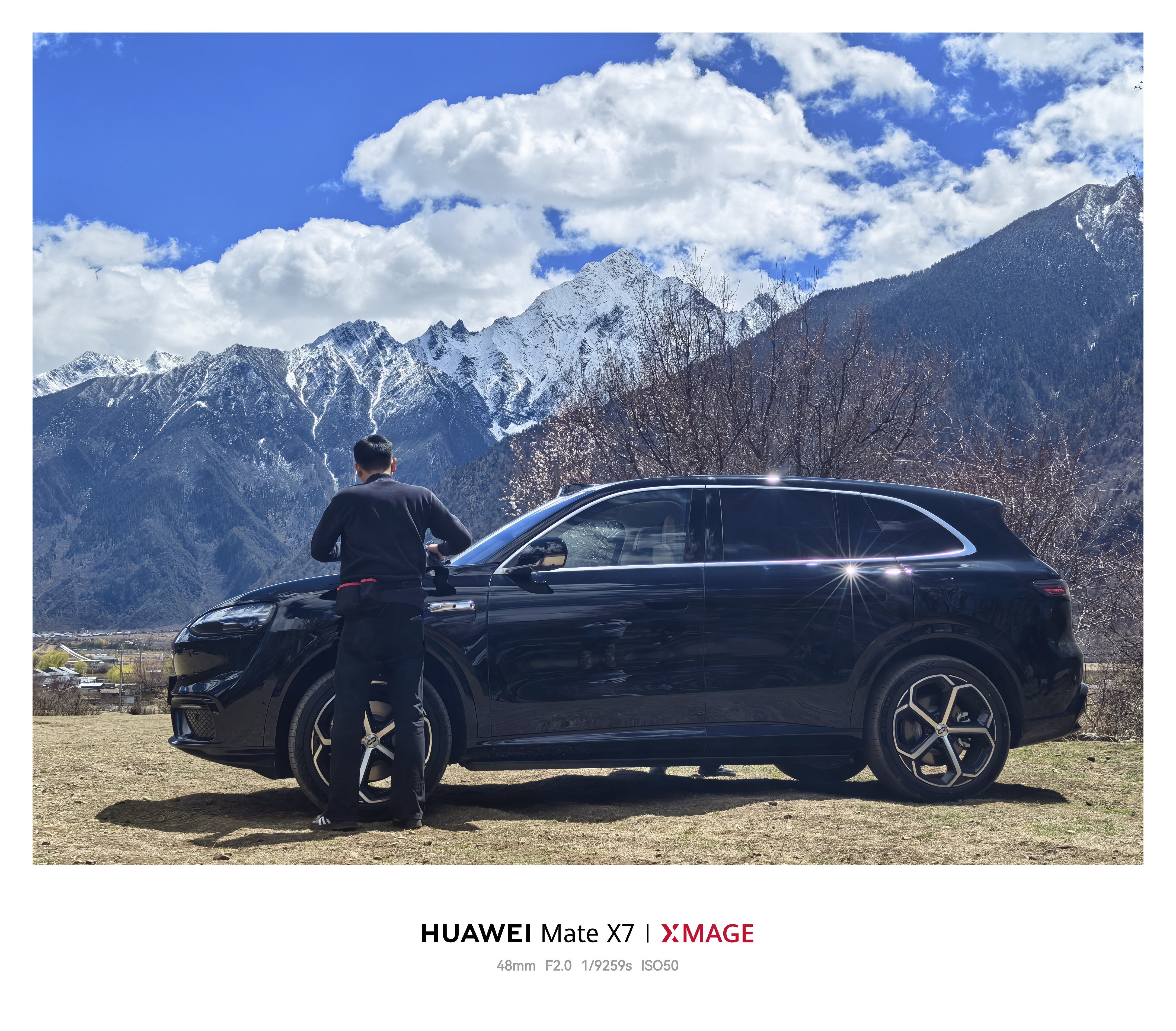 准备静态拍摄问界m6