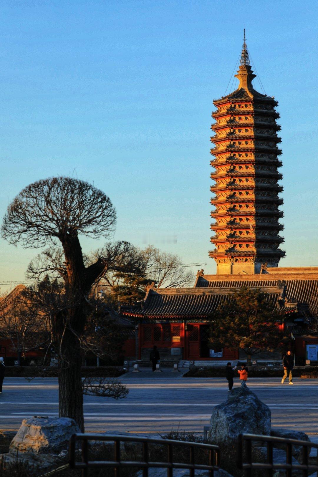 通州三教庙燃灯塔北京你好 摄影