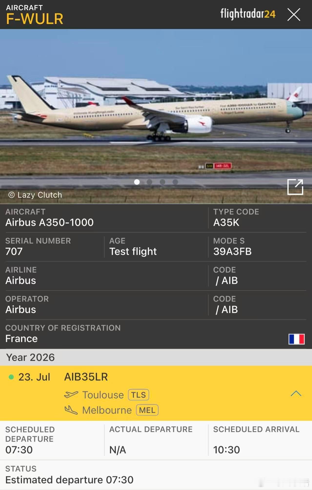 A350-1000ULR将于今天执行极限测试飞行7月23日，民航业将迎来一项里程