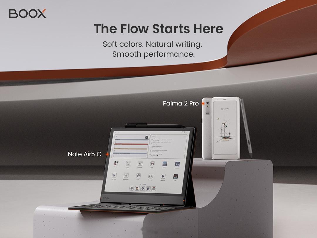 BOOX Palma 2 Pro，彩色墨水屏的Android手机，而且还有个彩色