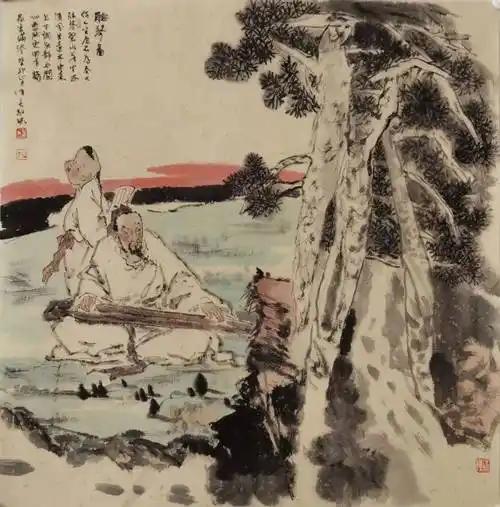 上联：调弦抚瑟待知己
下联：[玫瑰]

网络图片/诚谢侵删