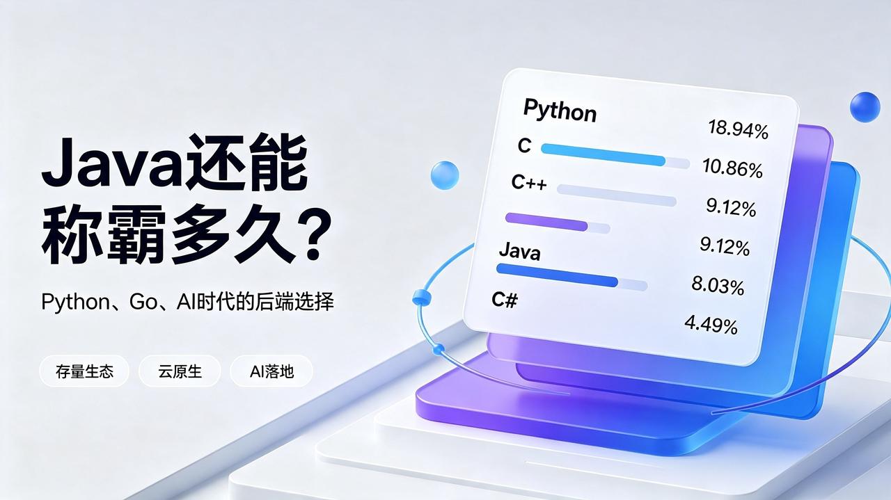 都说 Java 时代快要结束，Go、Python 疯狂抢地盘，AI 工具又在冲击