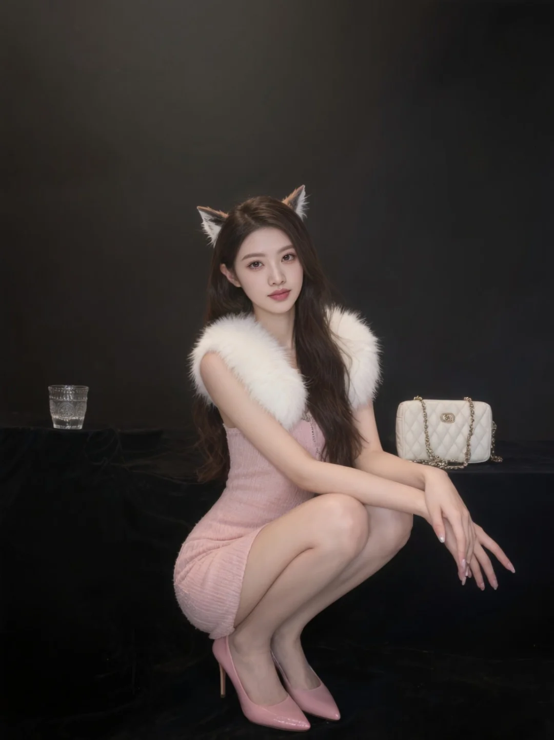 御姐 猫系女孩 可仙可萌可御姐 室内写真